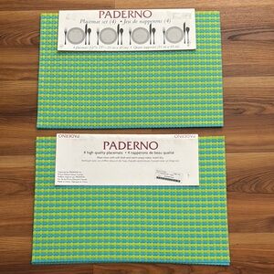 Blue and Green Placemat Set